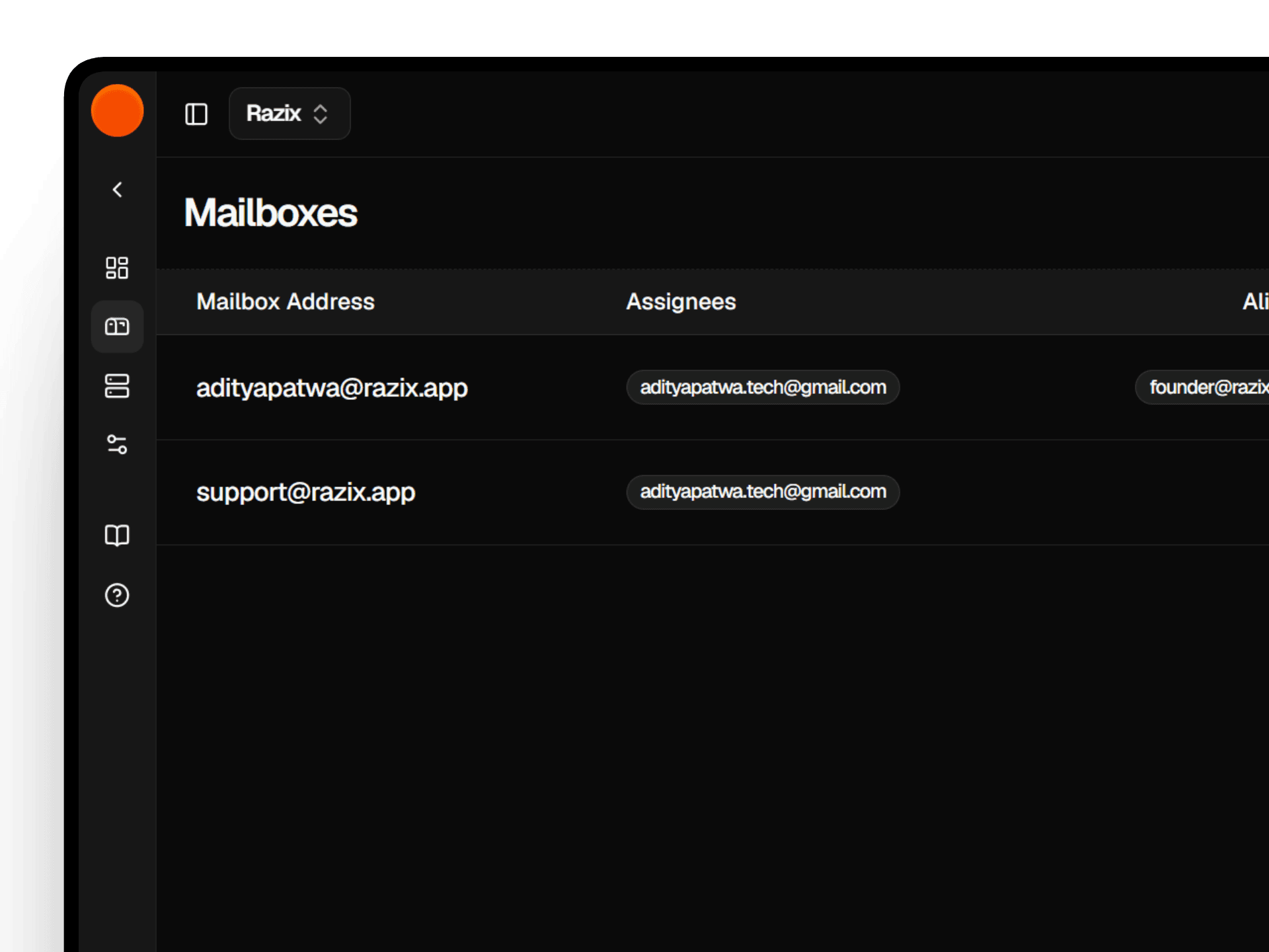 Manage Mailboxes